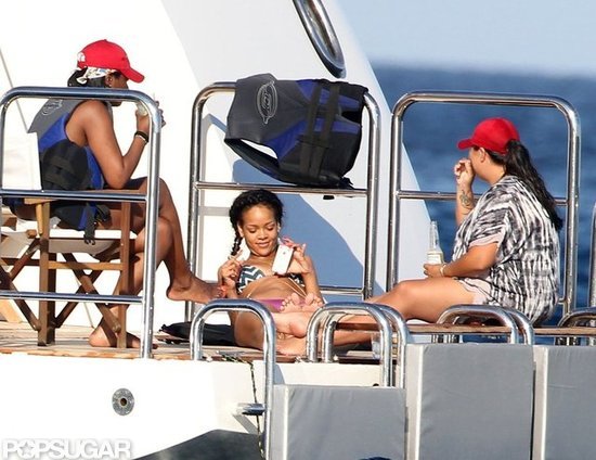 Bikini-Clad Rihanna Lets Loose on a Luxury Cruise Bikini-Clad Rihanna Lets Loose on a Luxury Cruise