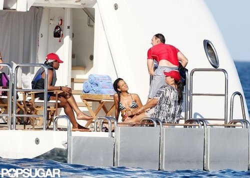 Bikini-Clad Rihanna Lets Loose on a Luxury Cruise Bikini-Clad Rihanna Lets Loose on a Luxury Cruise