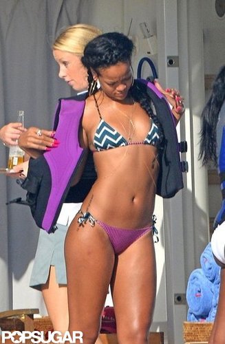 Bikini-Clad Rihanna Lets Loose on a Luxury Cruise Bikini-Clad Rihanna Lets Loose on a Luxury Cruise