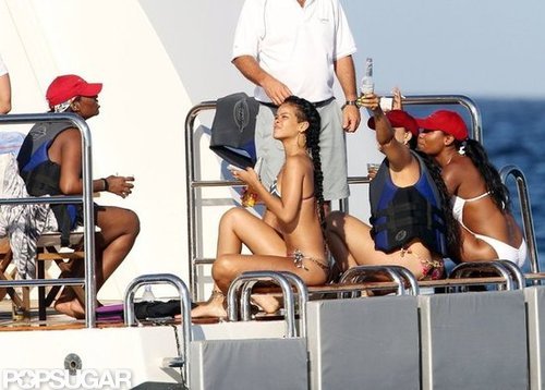 Bikini-Clad Rihanna Lets Loose on a Luxury Cruise Bikini-Clad Rihanna Lets Loose on a Luxury Cruise