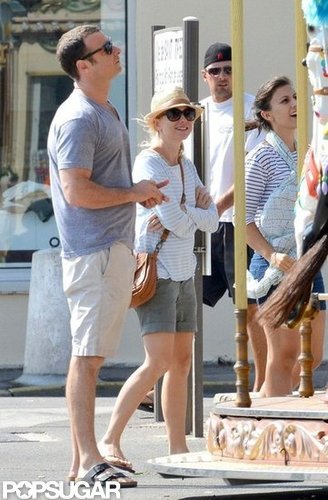 Naomi Watts and Liev Schreiber took their boys to a merry-go-round in the South of France.
Naomi Watts and Liev Schreiber took their boys to a merry-go-round in the South of France.