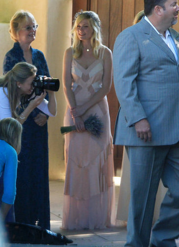 Kirsten Dunst held a bouquet at her friend Molly's July 2012 wedding in Santa Barbara.
Kirsten Dunst held a bouquet at her friend Molly's July 2012 wedding in Santa Barbara.