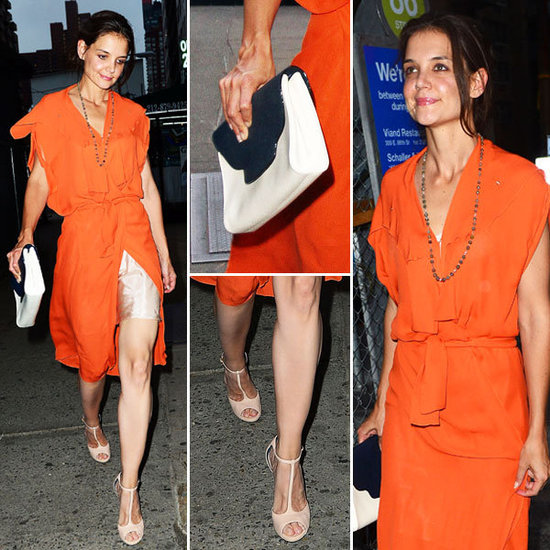 Katie Holmes Makes a Case For Wearing Bold Orange — See Every Angle! Katie Holmes Makes a Case For Wearing Bold Orange — See Every Angle!