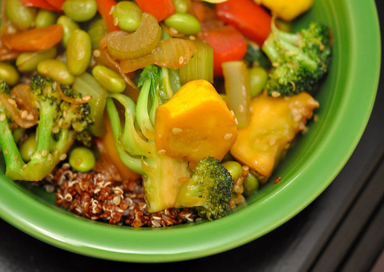 Veggie Stir-Fry With Quinoa Veggie Stir-Fry With Quinoa