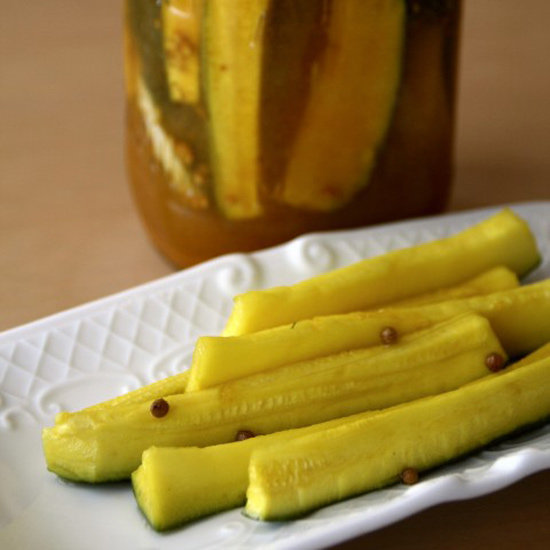 Sweet Zucchini Refrigerator Pickles Sweet Zucchini Refrigerator Pickles