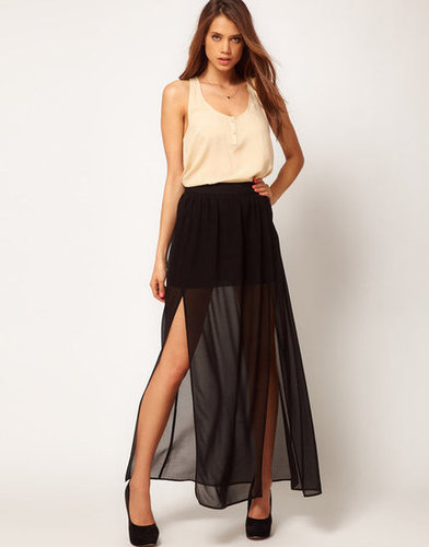Style up a look that's only figuratively hot with this slit, semi-sheer maxi.
ASOS Double Split Maxi Skirt ($50)
Style up a look that's only figuratively hot with this slit, semi-sheer maxi.
ASOS Double Split Maxi Skirt ($50)