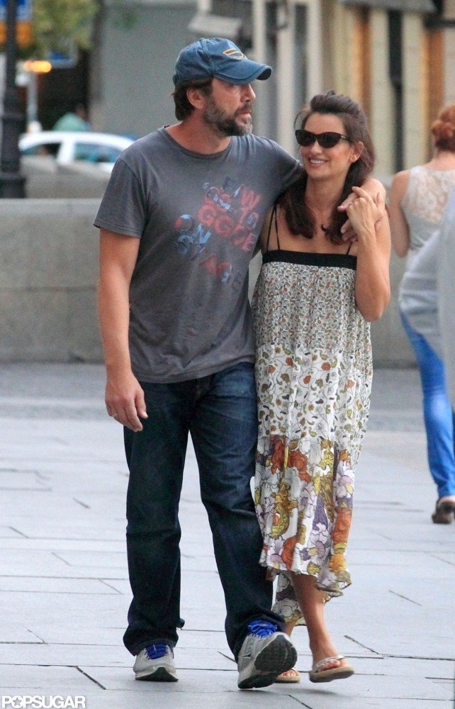 Javier Bardem and Penelope Cruz looked in love in Madrid. Javier Bardem and Penelope Cruz looked in love in Madrid.