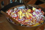 Peaches and Tomato Summer Salad