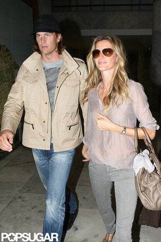 Tom Brady and Gisele Bündchen touched down in Brazil together in March 2011.
Tom Brady and Gisele Bündchen touched down in Brazil together in March 2011.