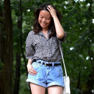 Denim Shorts Street Style