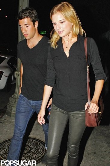 Emily VanCamp and Josh Bowman were spotted leaving the LA club Playhouse. Emily VanCamp and Josh Bowman were spotted leaving the LA club Playhouse.