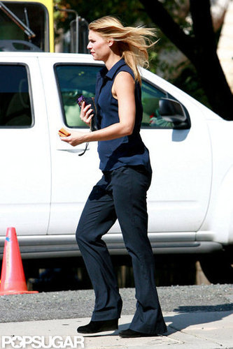 Claire Danes on the set of Homeland in North Carolina.
Claire Danes on the set of Homeland in North Carolina.