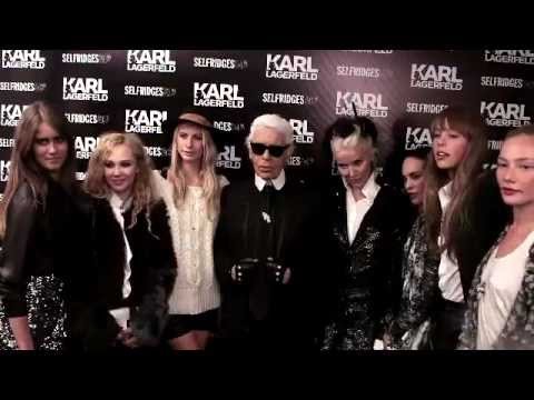 Karl Lagerfeld Olympics Collection Party at Selfridges Video