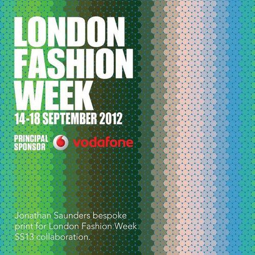 Jonathan Saunders' London Fashion Week Collaboration Print