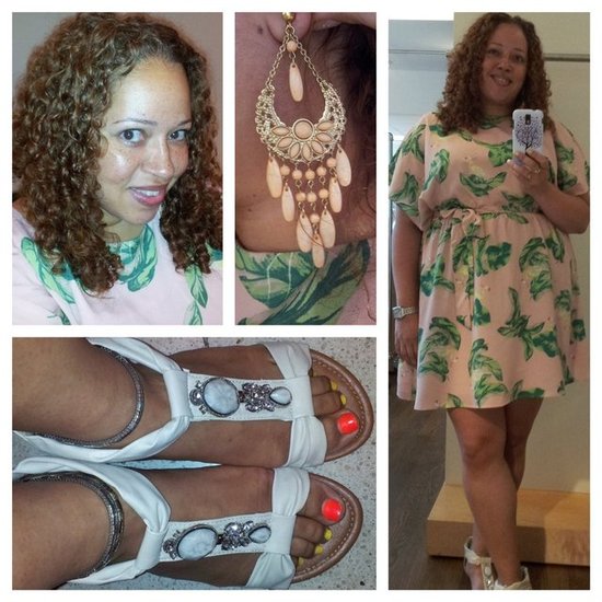 Dress - Target, Shoes - Easy Pickins Earrings - Forever21