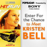 Enter For a Chance to Meet Kristen Bell! Enter For a Chance to Meet Kristen Bell!
