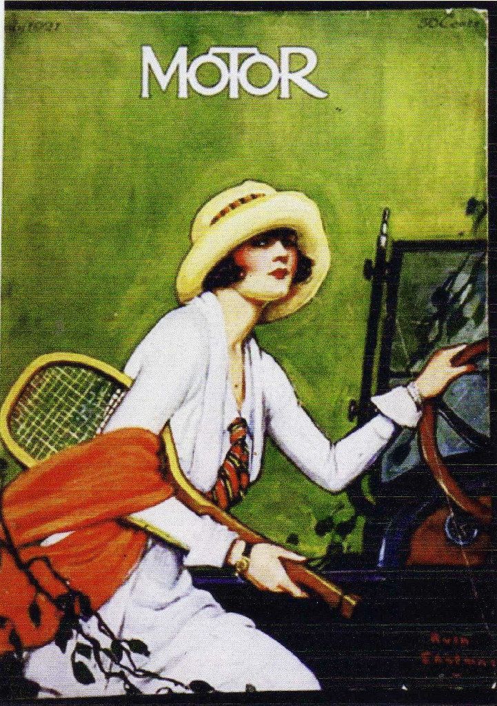 Tennis while driving? This lady is quite the multitasker.
Tennis while driving? This lady is quite the multitasker.