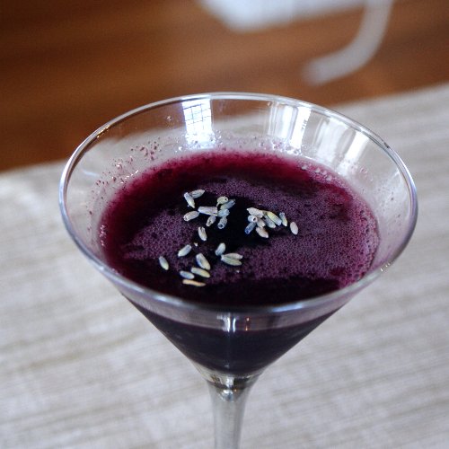 Blueberry Gin Gimlet Recipe