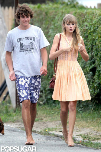 Taylor Swift and Conor Kennedy hung out together.
Taylor Swift and Conor Kennedy hung out together.