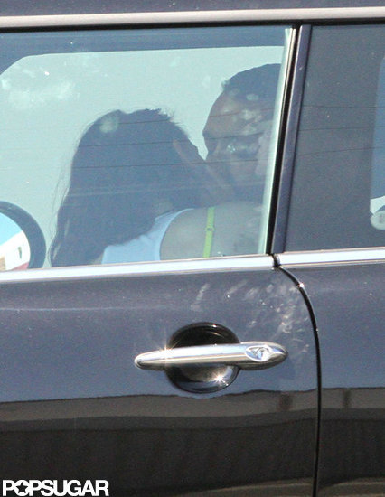 Kristen Stewart kissed her Snow White and the Huntsman director, Rupert Sanders.
Kristen Stewart kissed her Snow White and the Huntsman director, Rupert Sanders.