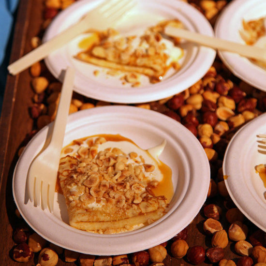 Crepes at the Fine Cooking Booth Crepes at the Fine Cooking Booth