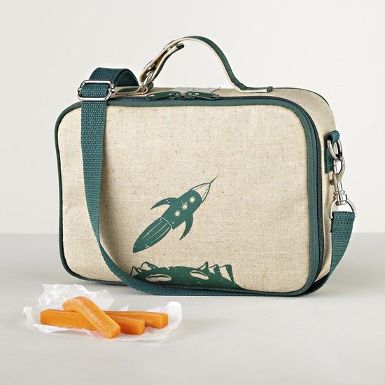 The Land of Nod Retro Rocket Lunch Bag ($30)