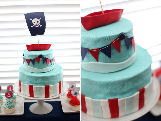 Nautical Pirate Cake Nautical Pirate Cake