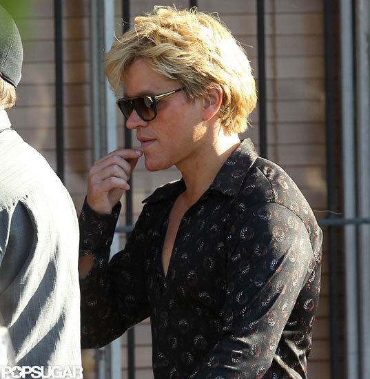 Matt Damon filmed on the set of Behind the Candelabra.
Matt Damon filmed on the set of Behind the Candelabra.