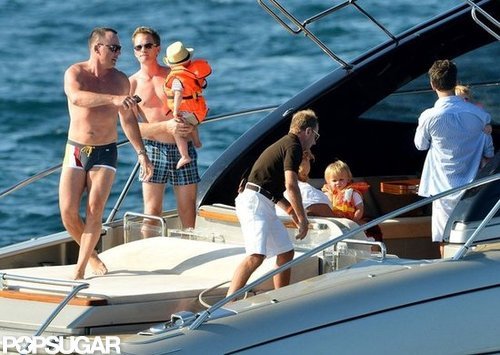David Furnish, Elton John, Neil Patrick Harris, David Burtka, and the kids spent the day boating in Saint-Tropez.
David Furnish, Elton John, Neil Patrick Harris, David Burtka, and the kids spent the day boating in Saint-Tropez.