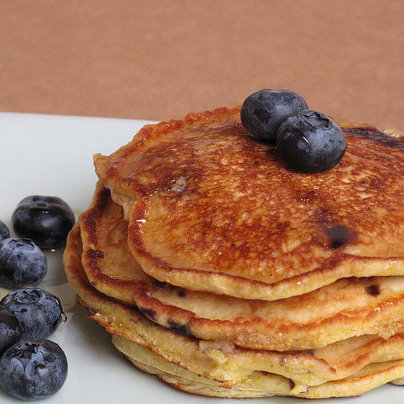 Blueberry-Cornmeal Griddle Cakes Blueberry-Cornmeal Griddle Cakes