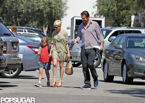 Michelle Williams and Jason Segel Settle In With Matilda in LA Michelle Williams and Jason Segel Settle In With Matilda in LA