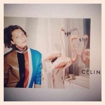 Daria Werbowy looks too cool in Céline's Juergen Teller-shot Fall campaign.
Daria Werbowy looks too cool in Céline's Juergen Teller-shot Fall campaign.