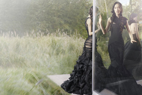 Beautiful black ball gowns — we want one of each — for Vera Wang Fall 2012.
Beautiful black ball gowns — we want one of each — for Vera Wang Fall 2012.