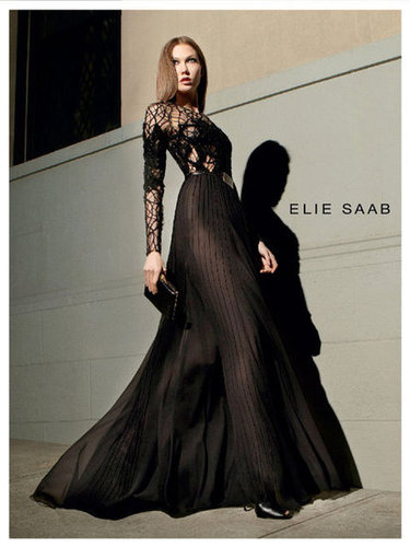 Karlie Kloss takes to the streets in a dramatic black Elie Saab evening gown.
Karlie Kloss takes to the streets in a dramatic black Elie Saab evening gown.