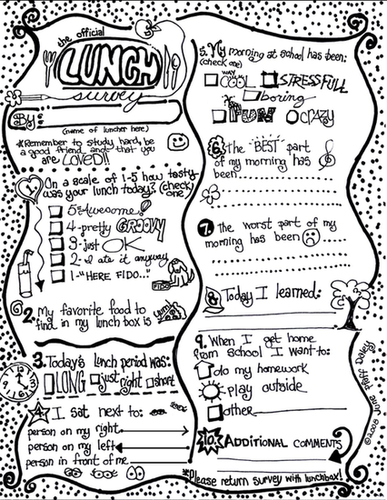 The Official Lunch Survey The Official Lunch Survey