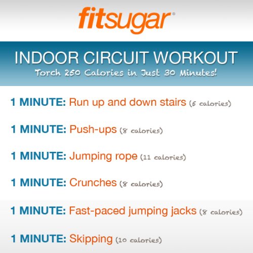 Indoor Circuit Workout Poster