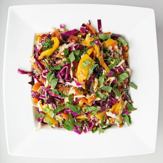 Spicy Mango, Papaya, and Cabbage Slaw Spicy Mango, Papaya, and Cabbage Slaw
