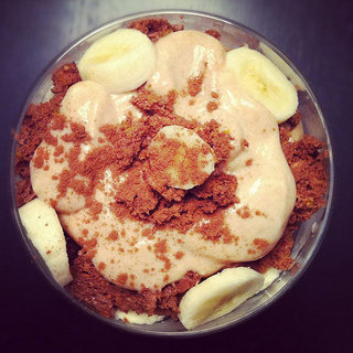 Banana Creme Brownie Parfait Banana Creme Brownie Parfait