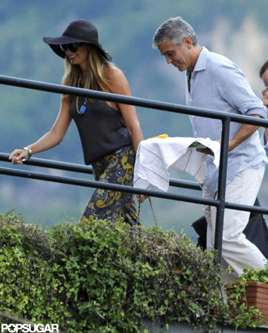 George Clooney and Stacy Keibler Keep the Como Time Coming George Clooney and Stacy Keibler Keep the Como Time Coming