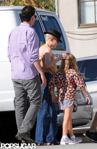 Michelle Williams and Jason Segel had a day out with Matilda Ledger.
Michelle Williams and Jason Segel had a day out with Matilda Ledger.