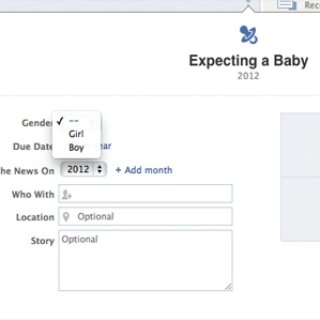 Facebook Adds Baby Announcement to Timeline