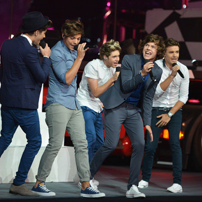 One Direction Pictures Performing at 2012 Olympics Closing Ceremony