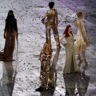 Kate Moss, Naomi Campbell and British Supermodel Pictures at 2012 London Olympics Closing Ceremony Kate Moss, Naomi Campbell and British Supermodel Pictures at 2012 London Olympics Closing Ceremony