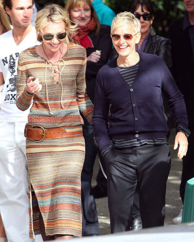 Portia de Rossi and Ellen DeGeneres coupled up to attend a pre-Oscars party in LA in February 2011.
Portia de Rossi and Ellen DeGeneres coupled up to attend a pre-Oscars party in LA in February 2011.