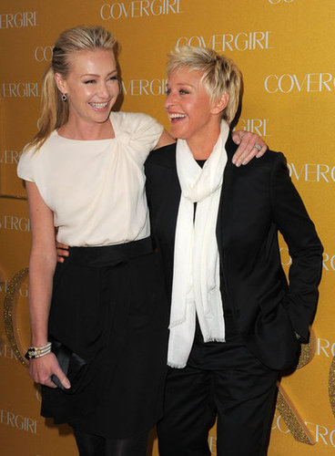 Portia de Rossi shared a laugh with Ellen DeGeneres at CoverGirl's 50th anniversary party in LA in January 2011.
Portia de Rossi shared a laugh with Ellen DeGeneres at CoverGirl's 50th anniversary party in LA in January 2011.