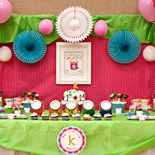 Arts and Crafts Kids Birthday Party