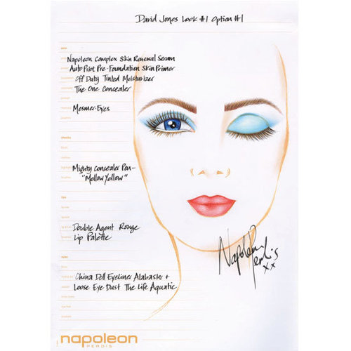 First Look at Napoleon Perdis Beauty Looks for David Jones Spring/Summer 2012 Fashion Launch
