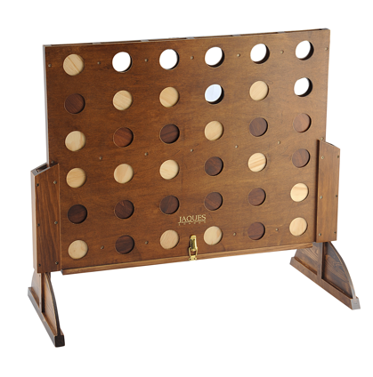 This childhood staple just got a serious upgrade. Wow your guests with a beautifully crafted wood and brass Master Score Four Board ($100). This is one game that could definitely double as a decorative piece.
This childhood staple just got a serious upgrade. Wow your guests with a beautifully crafted wood and brass Master Score Four Board ($100). This is one game that could definitely double as a decorative piece.