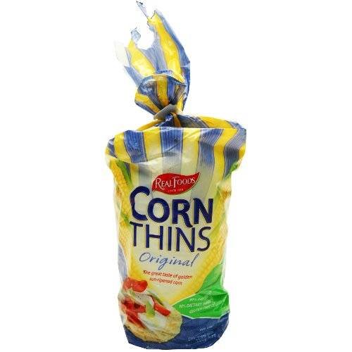 Real Foods Organic Corn Thins (12 5.3-Oz. Bags, $40) Real Foods Organic Corn Thins (12 5.3-Oz. Bags, $40)