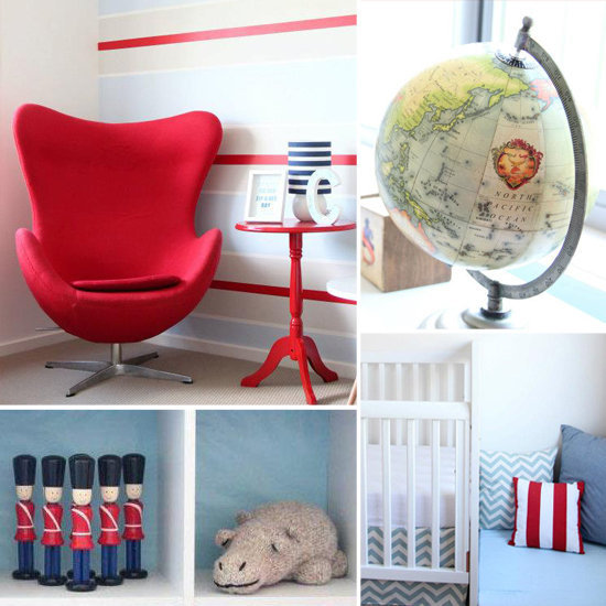 Charlie's Red, White, and Striped Nursery Charlie's Red, White, and Striped Nursery
